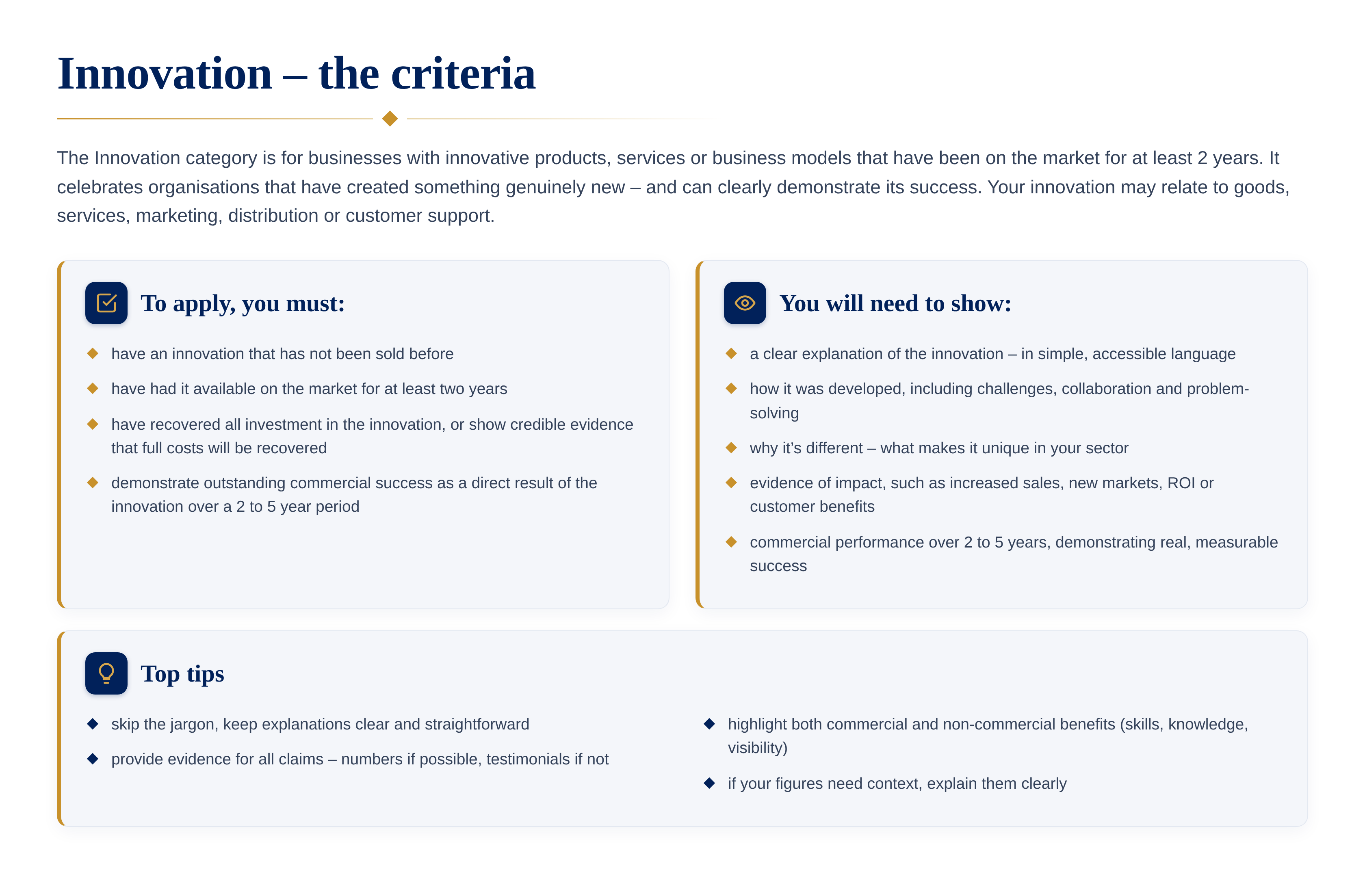 Innovation-Criteria v1