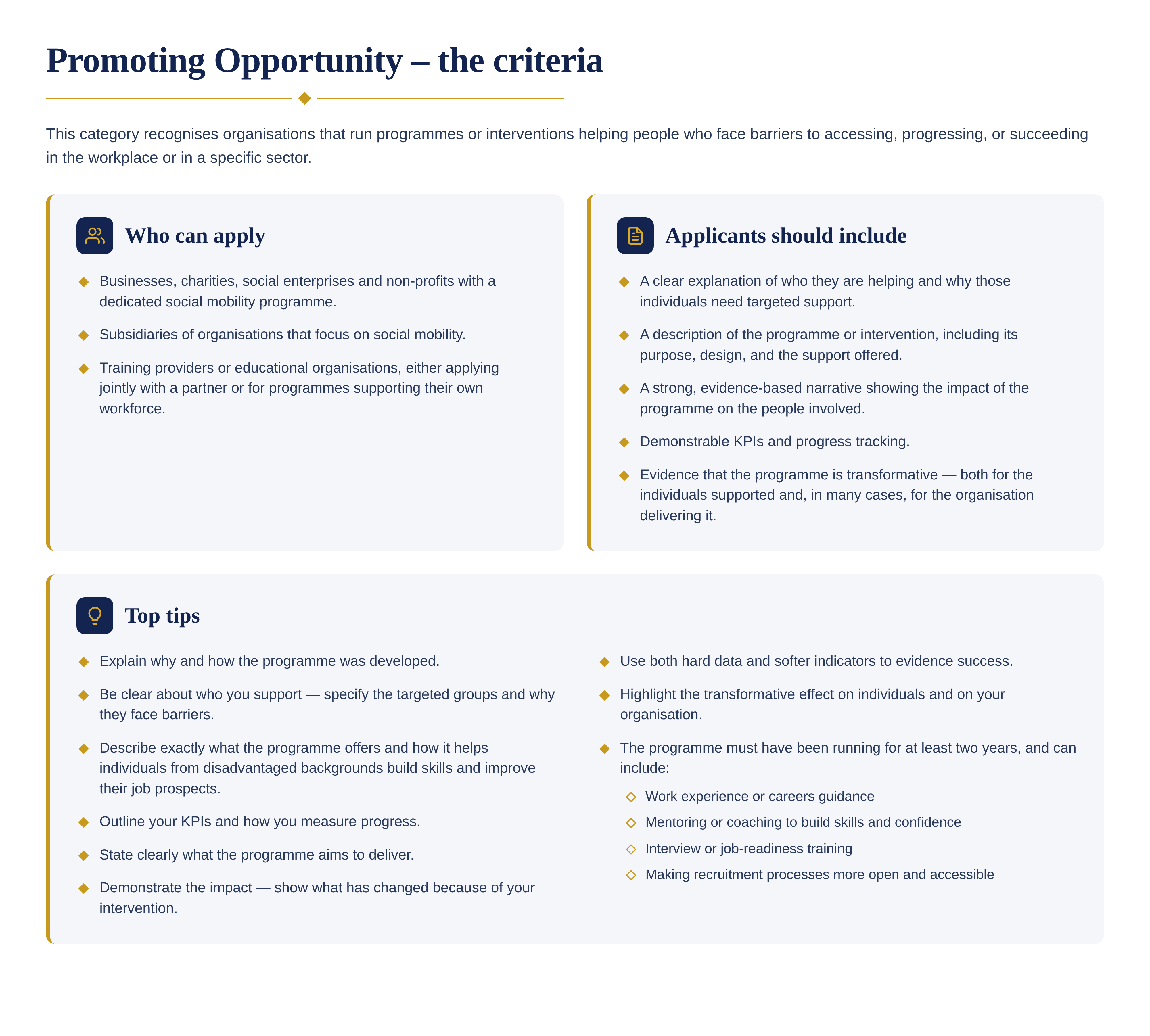 Promoting-Opportunity-Criteria