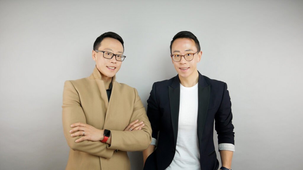 Founders of Shakeup Cosmetics, Shane Carnell-Xu and Jake Xu